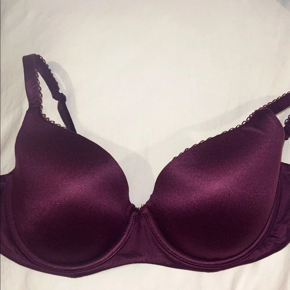 Maroon body by Victoria lined Demi bra 36D - Picture 5 of 5